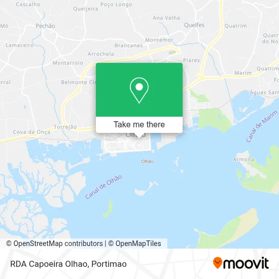 RDA Capoeira Olhao map