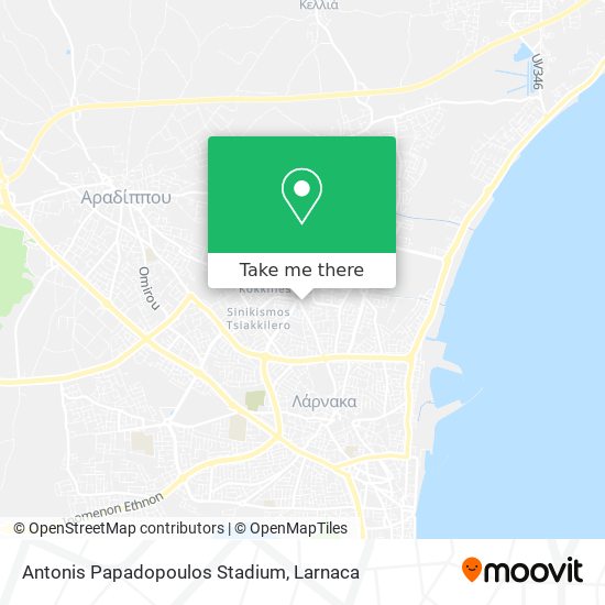 Antonis Papadopoulos Stadium χάρτης
