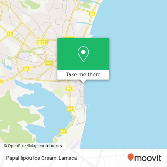 Papafilipou Ice Cream map