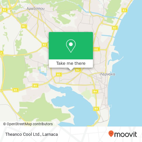 Theanco Cool Ltd. χάρτης