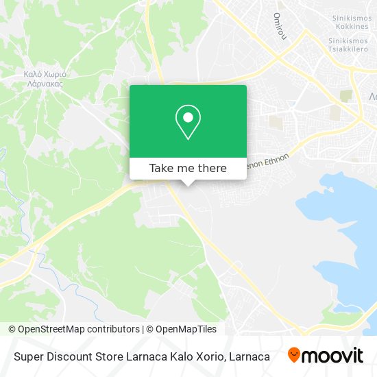 Super Discount Store Larnaca Kalo Xorio χάρτης