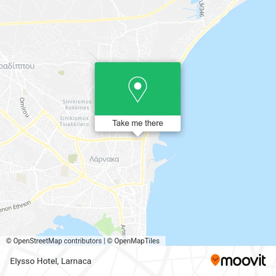 Elysso Hotel map