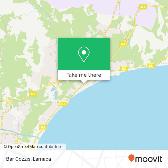 Bar Cozzis map