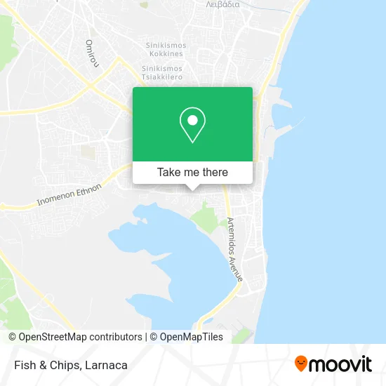 Fish & Chips map