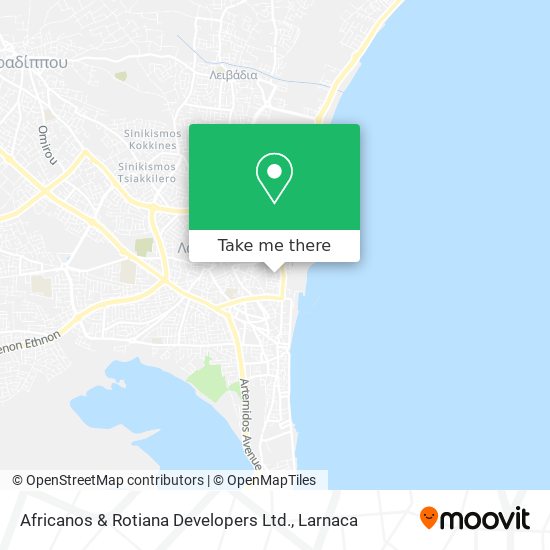 Africanos & Rotiana Developers Ltd. map