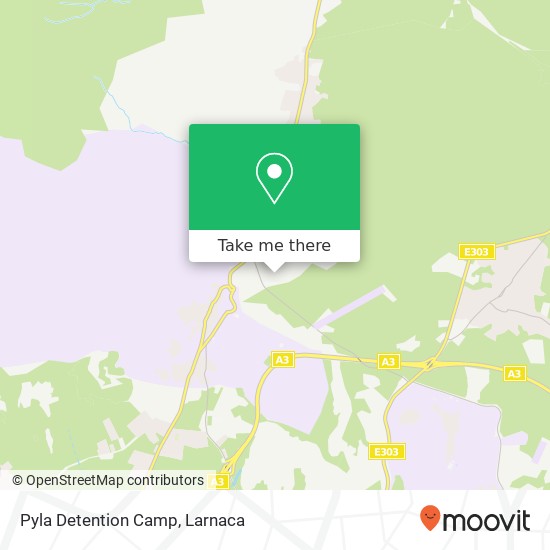 Pyla Detention Camp map