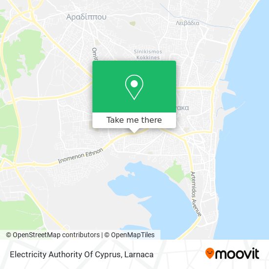 Electricity Authority Of Cyprus χάρτης