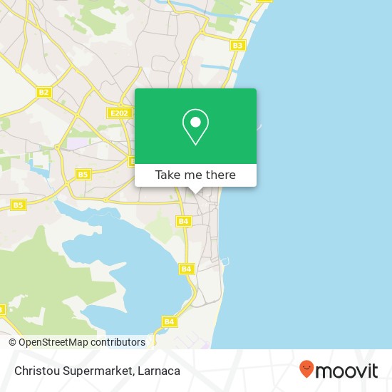 Christou Supermarket map