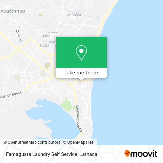 Famagusta Laundry Self Service χάρτης