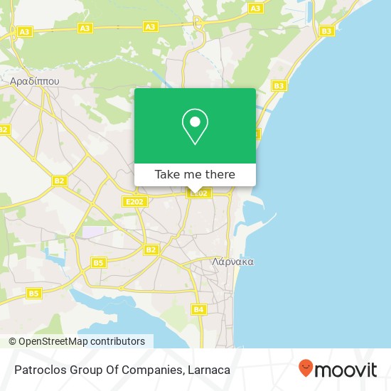 Patroclos Group Of Companies map