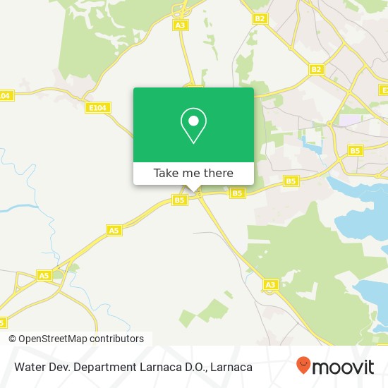 Water Dev. Department Larnaca D.O. map