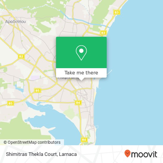 Shimitras Thekla Court χάρτης