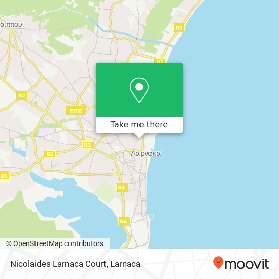 Nicolaides Larnaca Court map