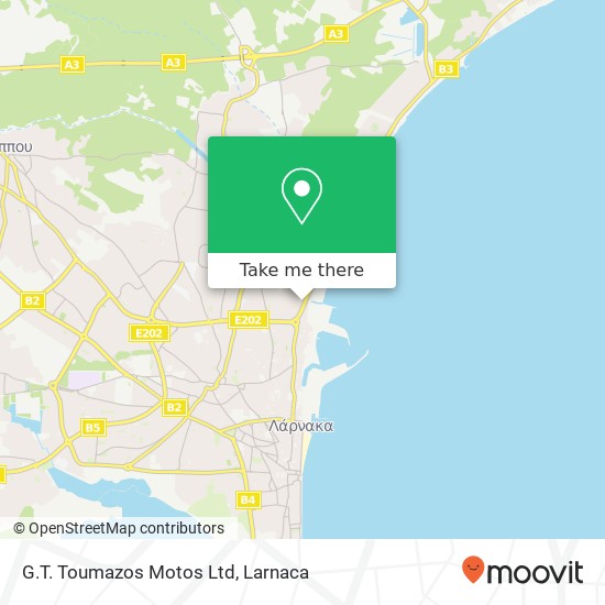 G.T. Toumazos Motos Ltd map