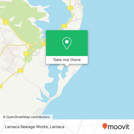 Larnaca Sewage Works χάρτης