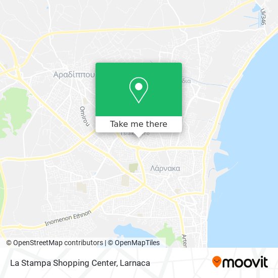 La Stampa Shopping Center map