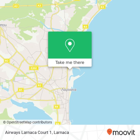 Airways Larnaca Court 1 map