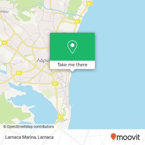 Larnaca Marina map