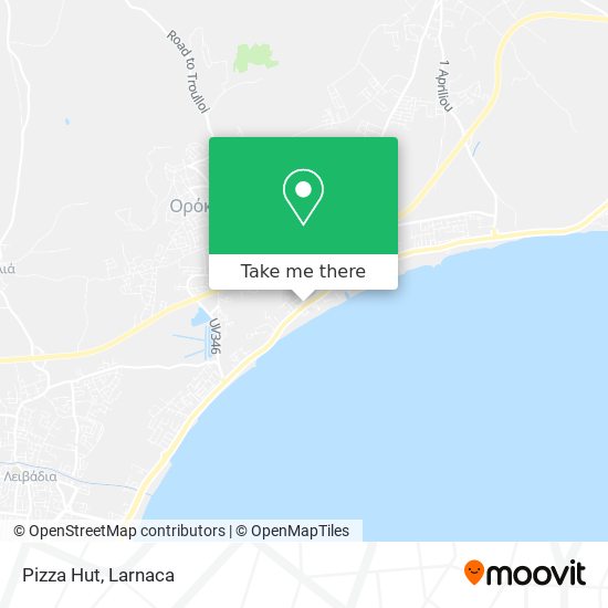 Pizza Hut χάρτης