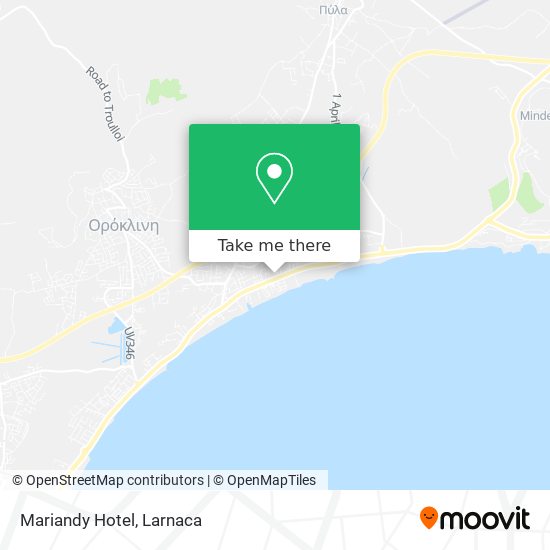 Mariandy Hotel χάρτης
