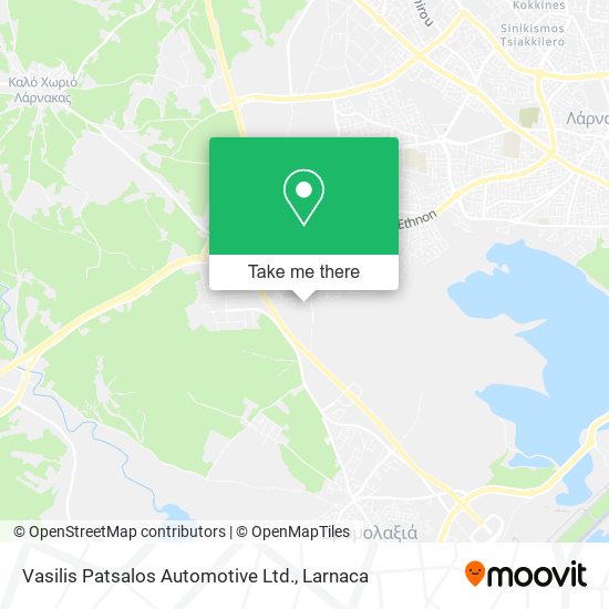 Vasilis Patsalos Automotive Ltd. map