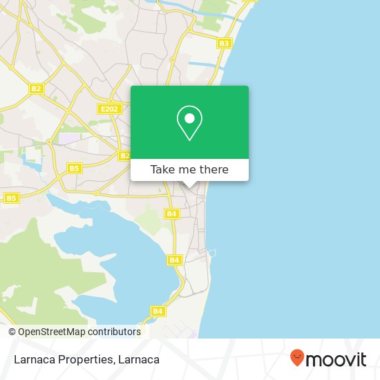 Larnaca Properties map