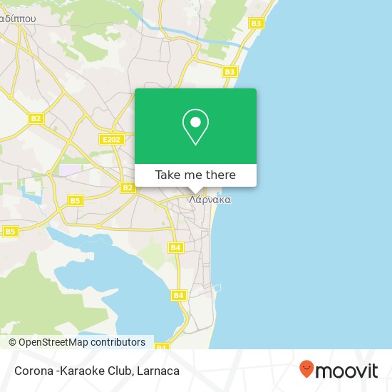 Corona -Karaoke Club map