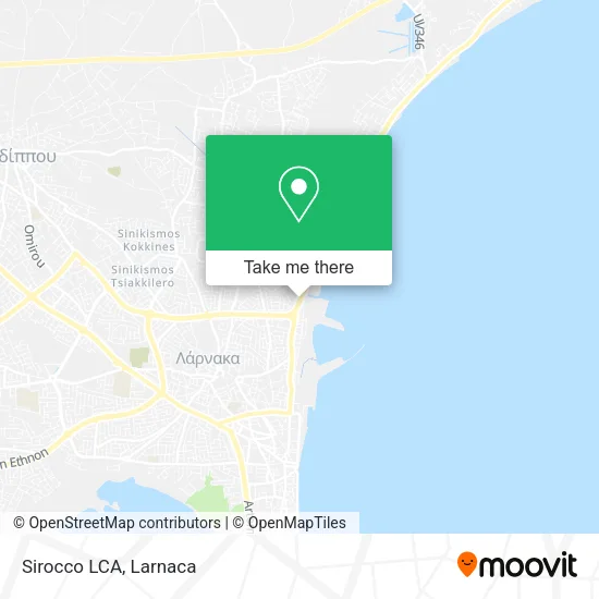 Sirocco LCA map