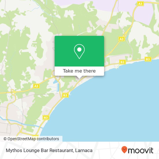 Mythos Lounge Bar Restaurant map