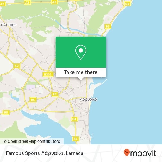 Famous Sports Λάρνακα χάρτης