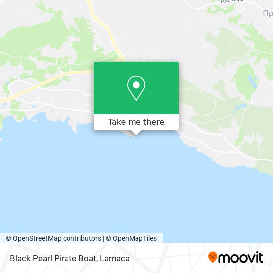 Black Pearl Pirate Boat map