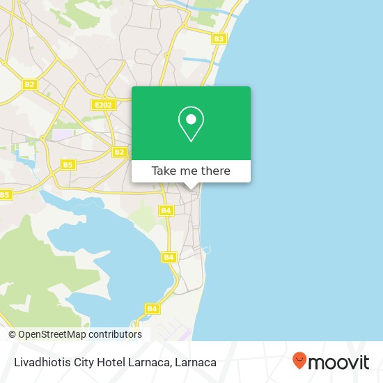 Livadhiotis City Hotel Larnaca map