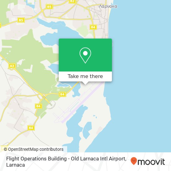 Flight Operations Building - Old Larnaca Intl Airport χάρτης