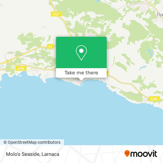 Molo's Seaside χάρτης
