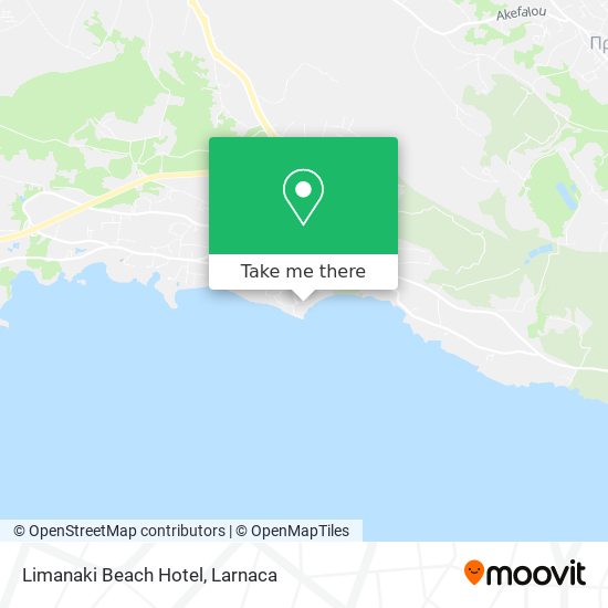 Limanaki Beach Hotel χάρτης