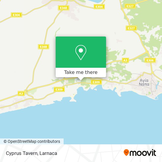 Cyprus Tavern map