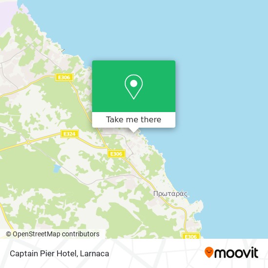Captain Pier Hotel χάρτης