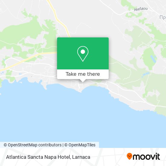 Atlantica Sancta Napa Hotel map