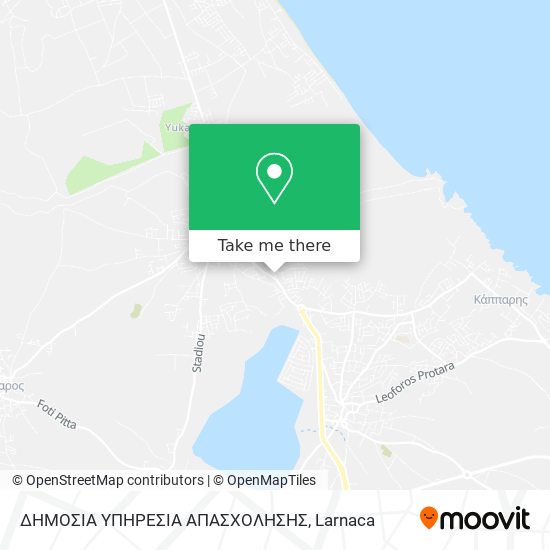ΔHΜΟΣΙΑ ΥΠΗΡΕΣΙΑ ΑΠΑΣΧΟΛΗΣΗΣ map