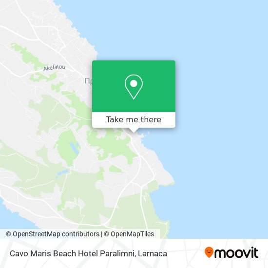 Cavo Maris Beach Hotel Paralimni map