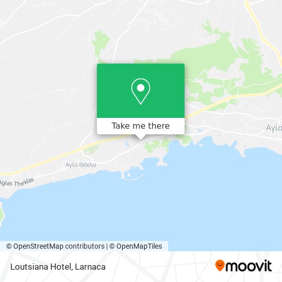 Loutsiana Hotel χάρτης