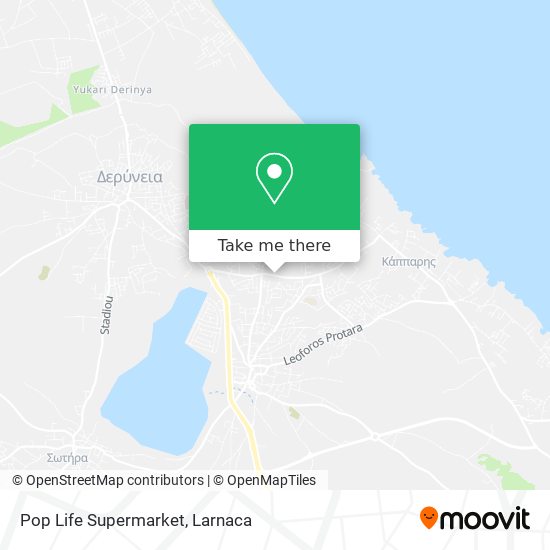 Pop Life Supermarket map