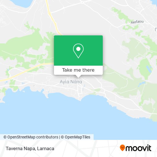 Taverna Napa map