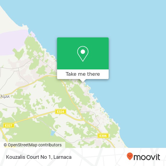 Kouzalis Court No 1 χάρτης