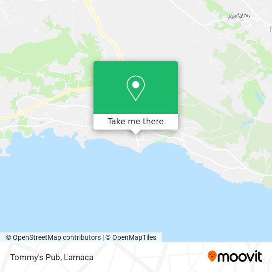 Tommy's Pub map
