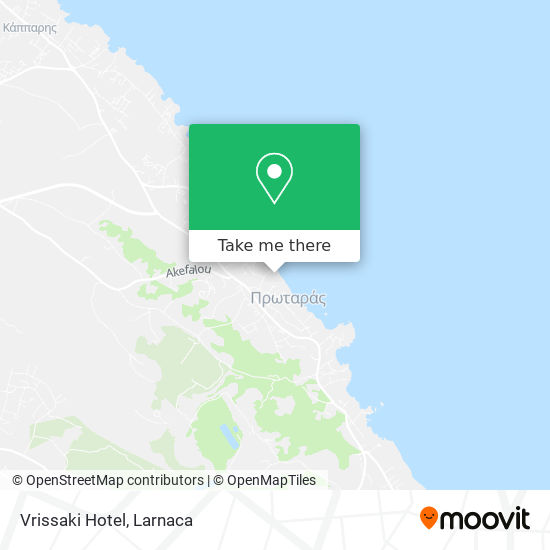 Vrissaki Hotel map