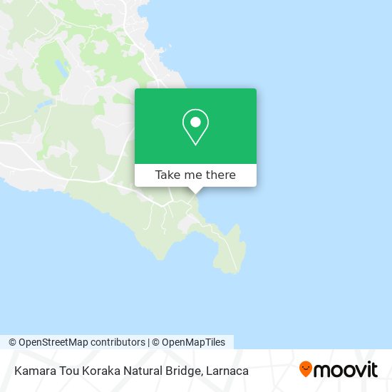 Kamara Tou Koraka Natural Bridge χάρτης
