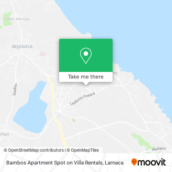 Bambos Apartment Spot on Villa Rentals map
