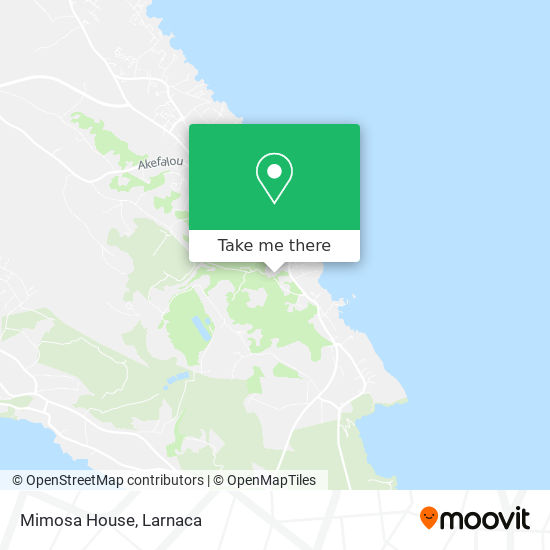 Mimosa House map