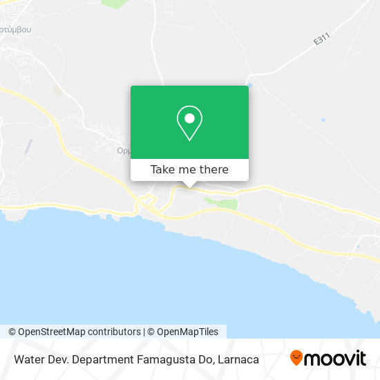 Water Dev. Department Famagusta Do χάρτης